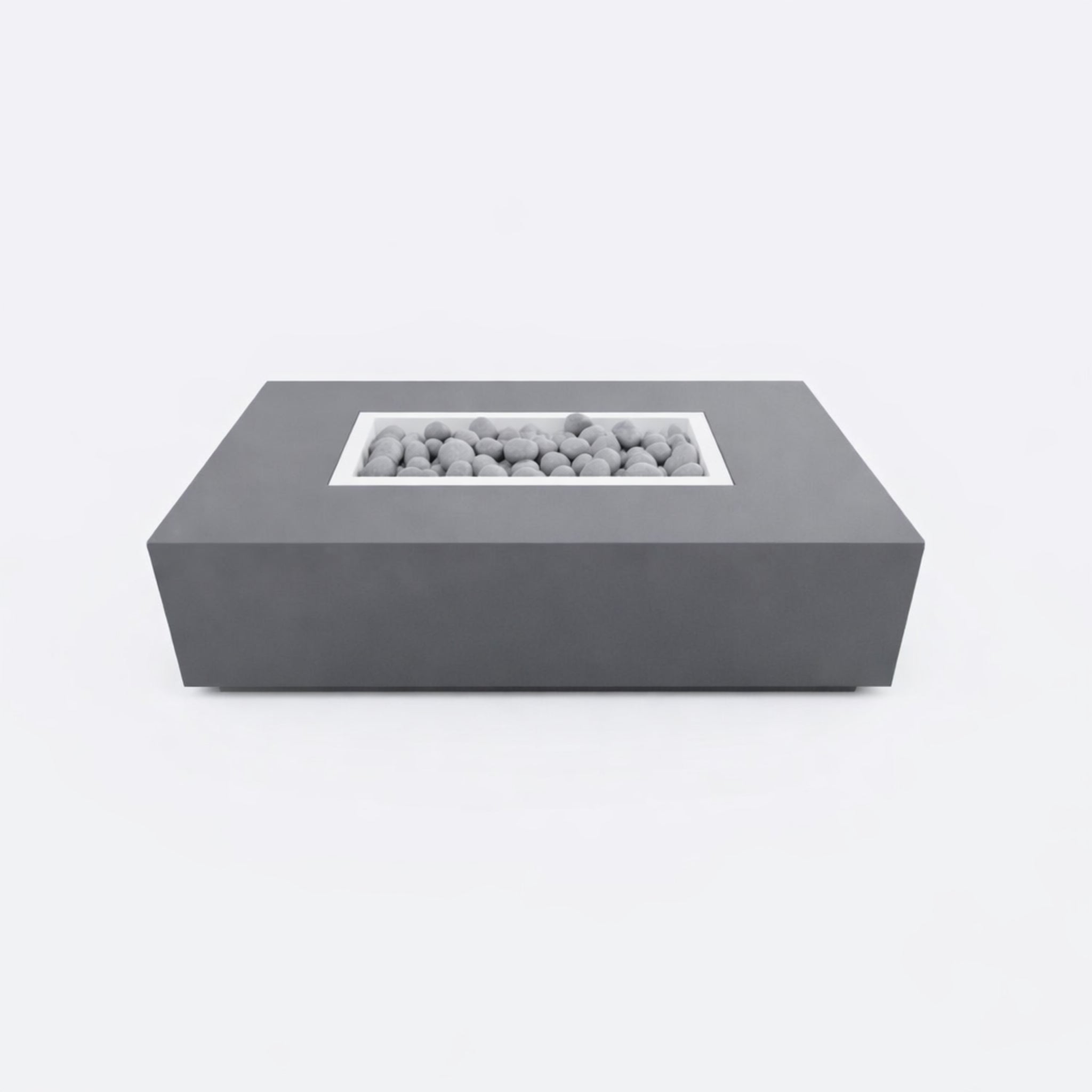 Modern Concrete Fire Pit Table