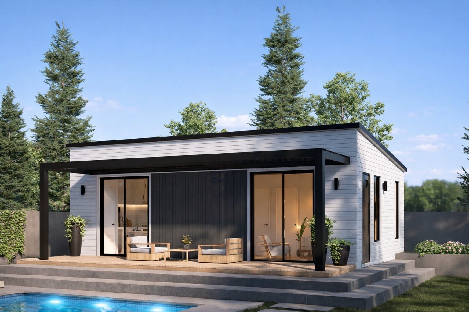 The Napa 600 — 600 sqft Modern Backyard ADU $153,470