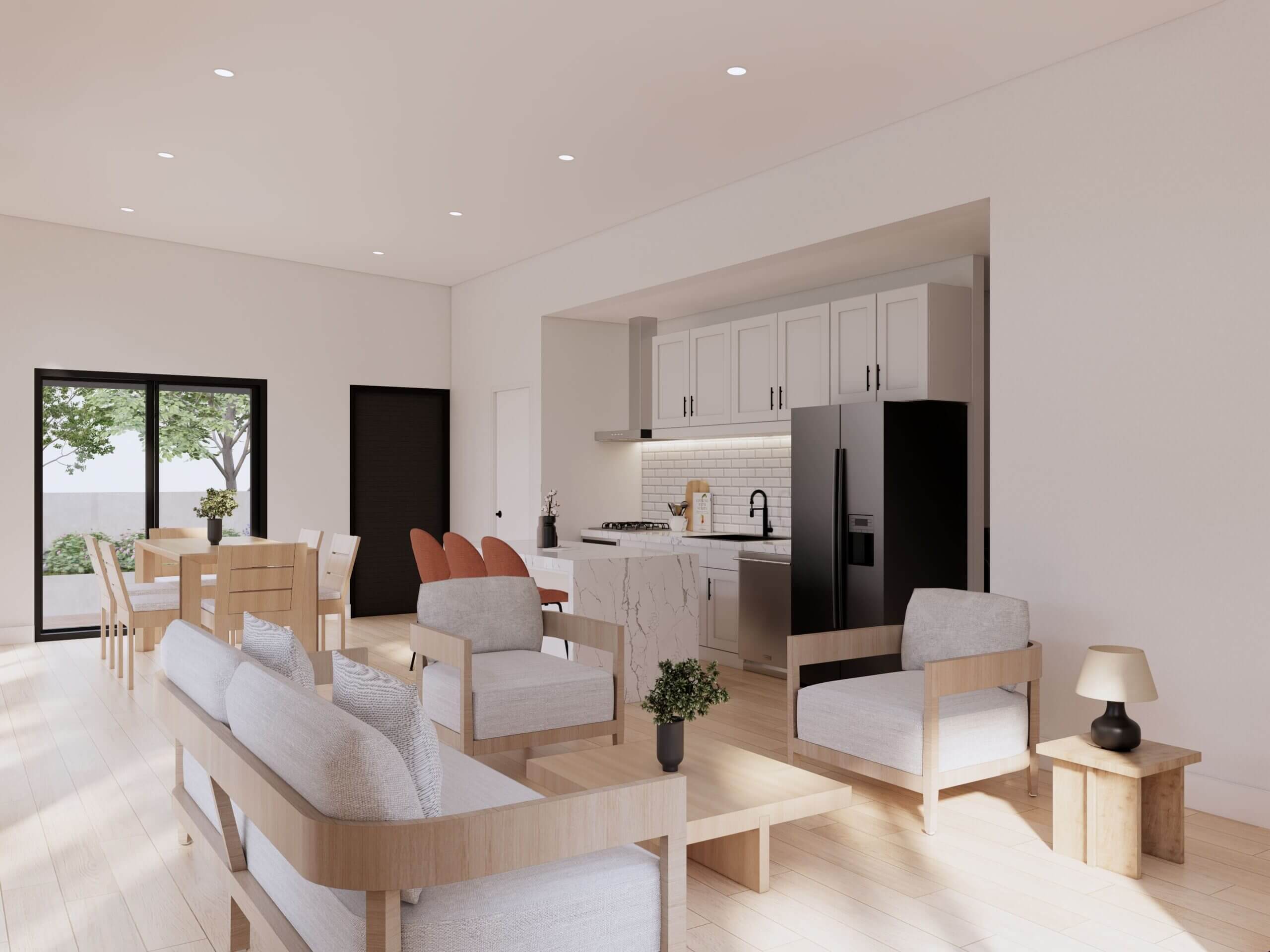 The Navajo 1200 — 1,200 sq ft Full-Size Modern Yard Income Home $235,870