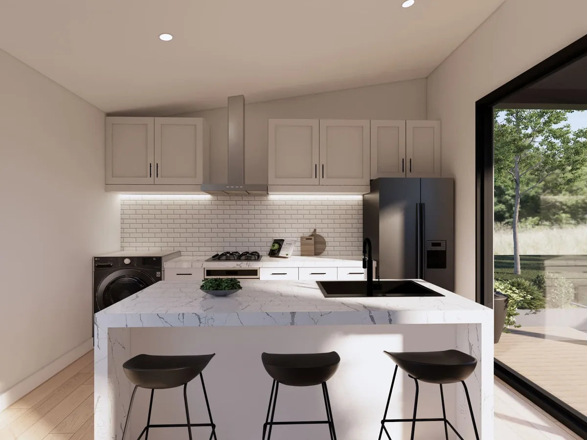 The Maverick — 400 sqft California Modern Luxe ADU $117,420