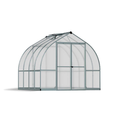 Bella 8 Ft. X 8 Ft. Silver/Diffused Polycarbonate DIY Greenhouse Kit