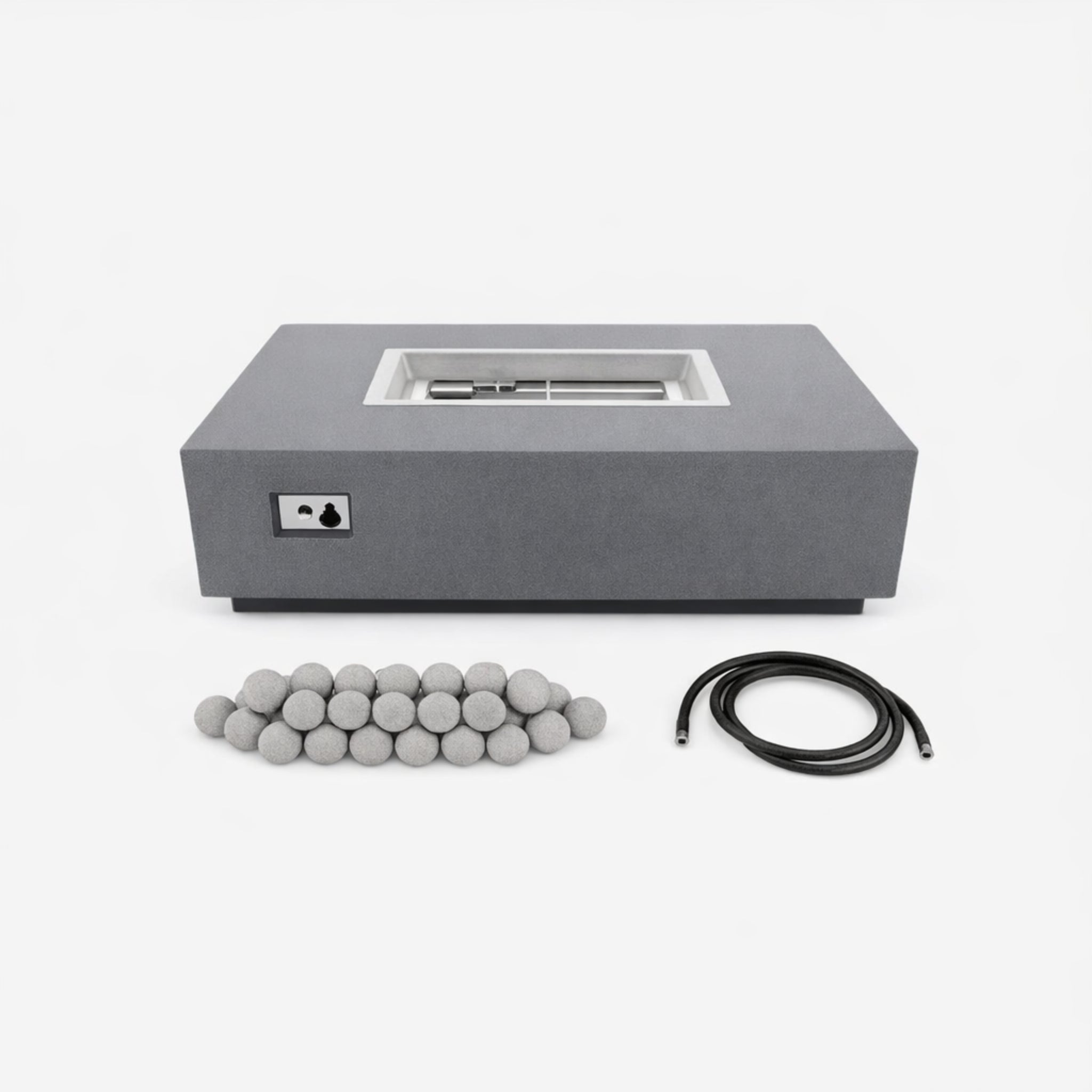 Modern Concrete Fire Pit Table