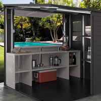 8'X7' Cabana Entertainment Shed