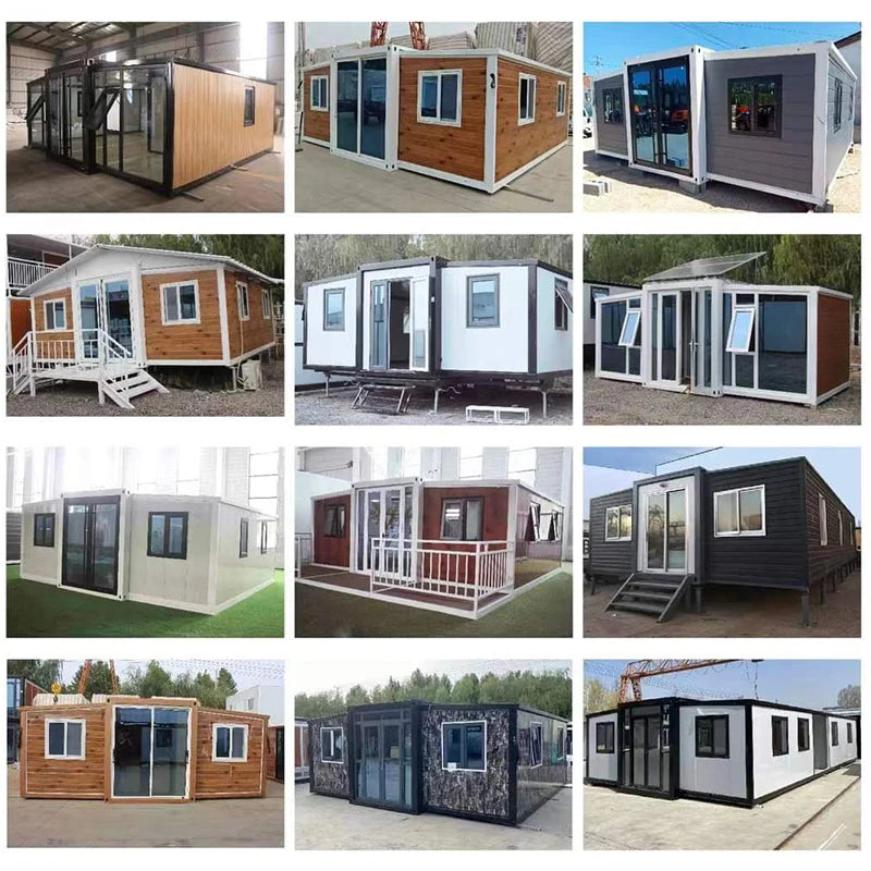 Expandable House Four Bedrooms Mobile Home Luxury 20 Prefab Folding Container Homes 3 Bedroom Home for Sale Prefab Houses