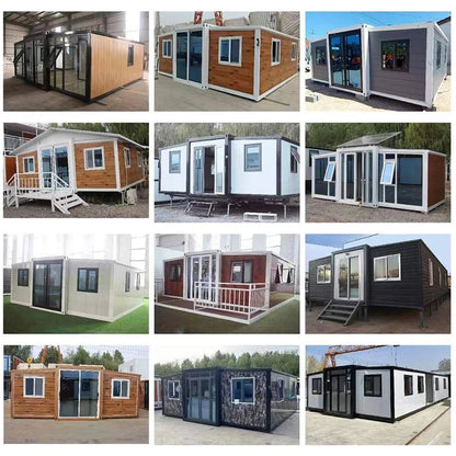 Expandable House Four Bedrooms Mobile Home Luxury 20 Prefab Folding Container Homes 3 Bedroom Home for Sale Prefab Houses