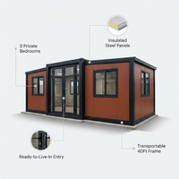40Ft 3 Bedrooms Container Houses for Sale — infographic