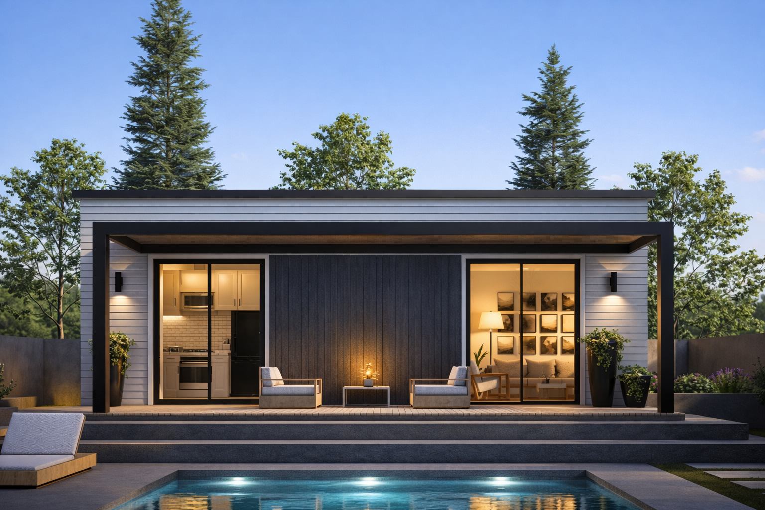 The Napa 600 — 600 sqft Modern Backyard ADU $153,470