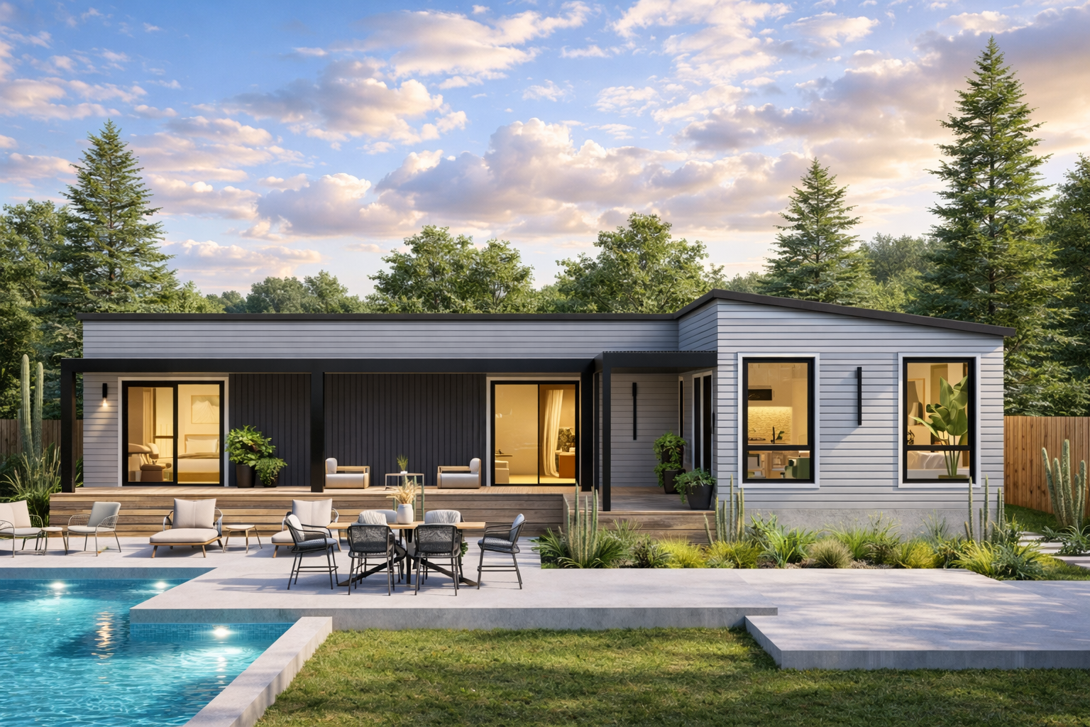 The Zion 1200 — Premium Modern Yard Income Residence $256,470