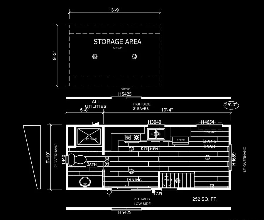 The Aspen — 252 sqft Retreat $79,000